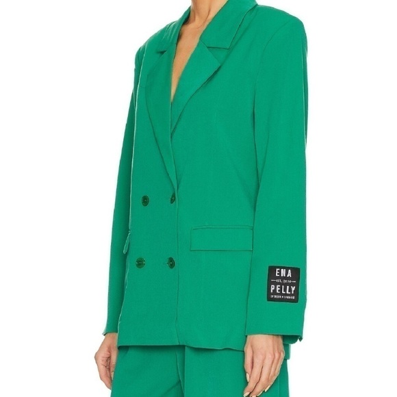 NWT Ena Pelly Jolie Blazer in Evergreen Sz 6 - Picture 3 of 11
